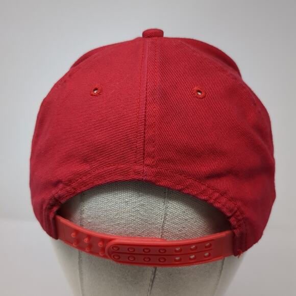 Plaza Tire Service We Sell Tires Snapback Cap Red One Size Adjustable Mohr's - Picture 6 of 10